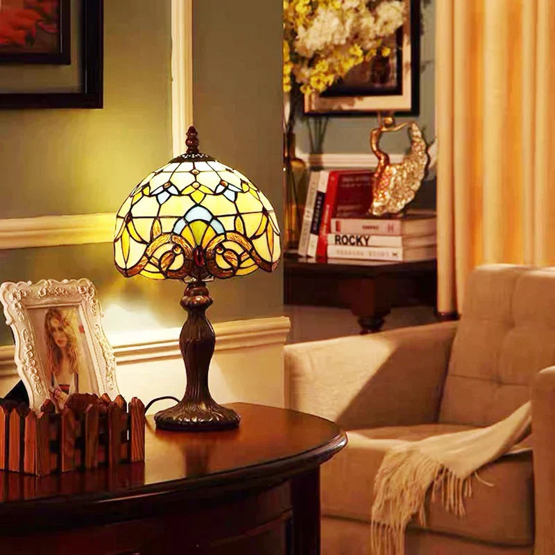 Maliben | Luminara Éclat - Tiffany Desk Table Lamp