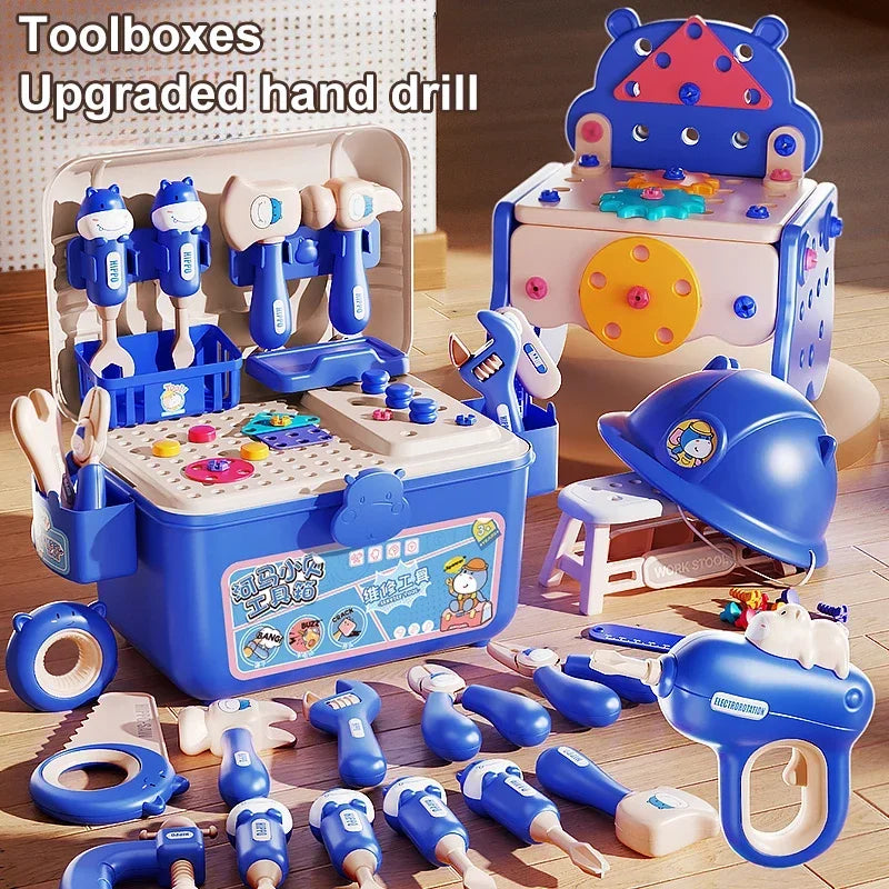 Maliben | Toolmaster | Kids Tool Box | Creative 3-In-1 Playset
