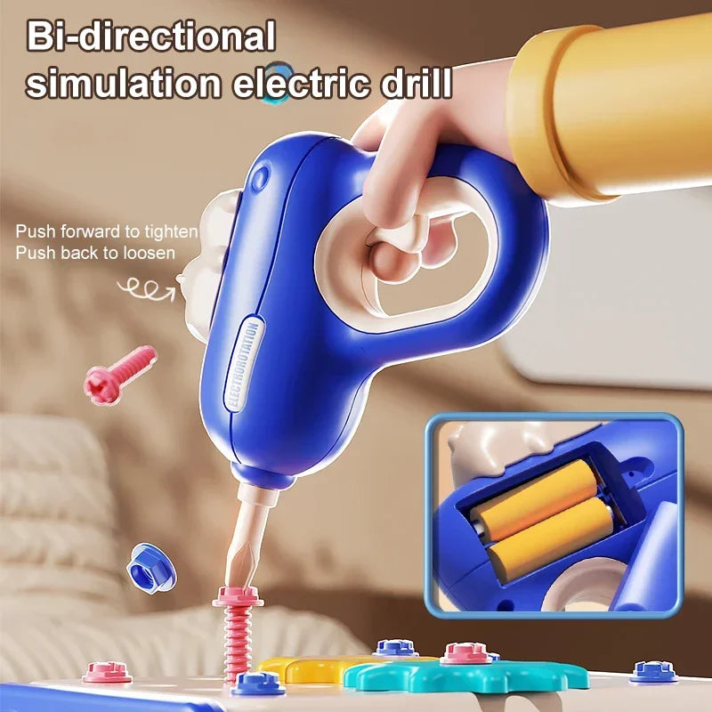 Maliben | Toolmaster | Kids Tool Box | Creative 3-In-1 Playset
