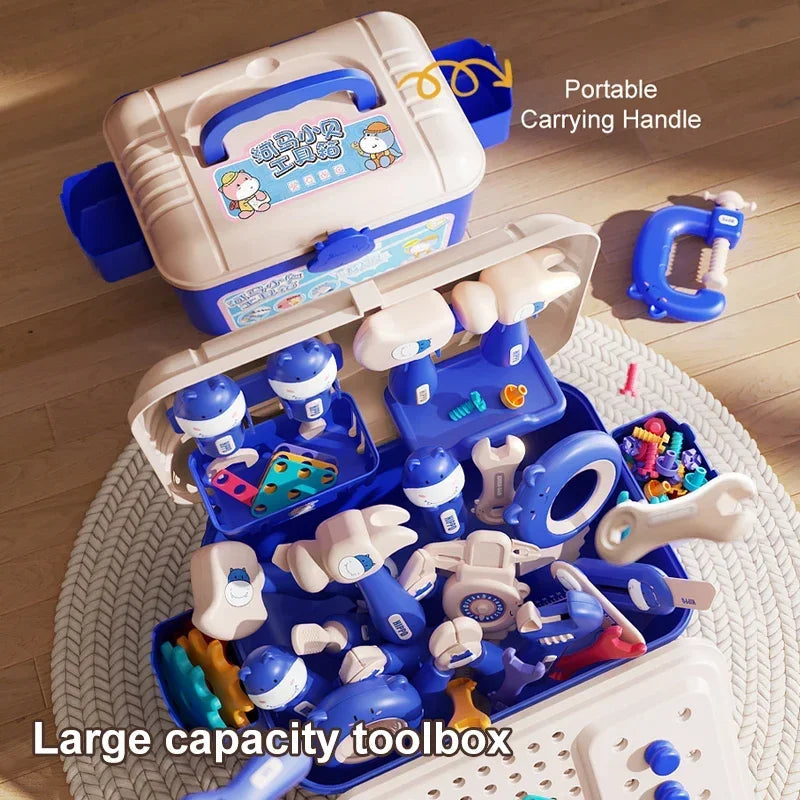 Maliben | Toolmaster | Kids Tool Box | Creative 3-In-1 Playset