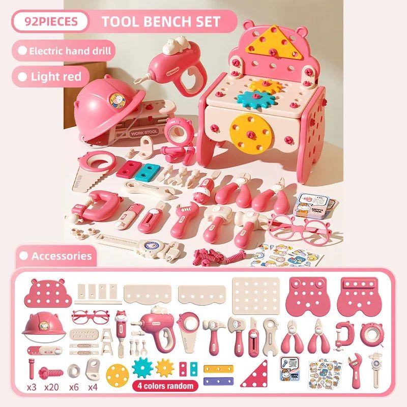 Maliben | Toolmaster | Kids Tool Box | Creative 3-In-1 Playset