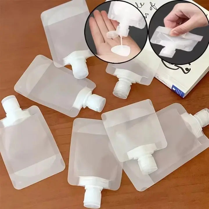 Maliben Travel Pouches — 10-Piece Leak-Proof Toiletry Bottle Set