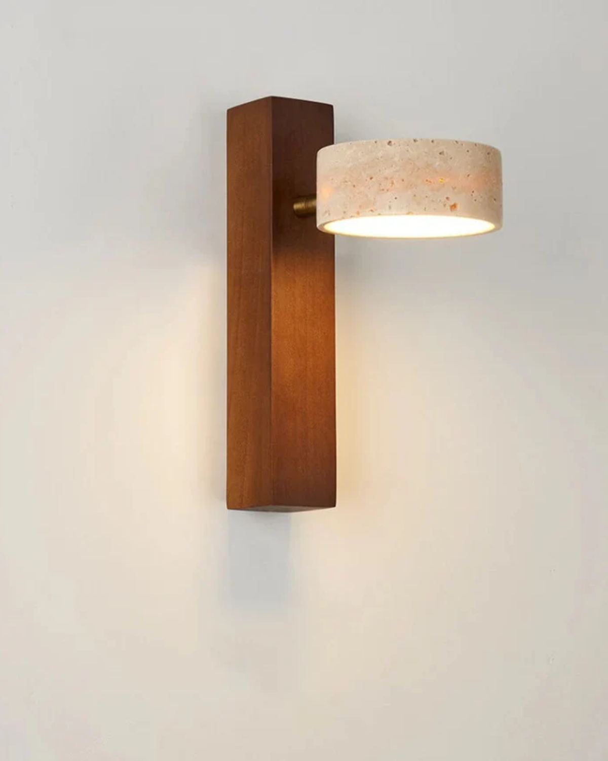 Maliben | Wall Lamp Made Of TravertIne Natural Stone in Modern Design