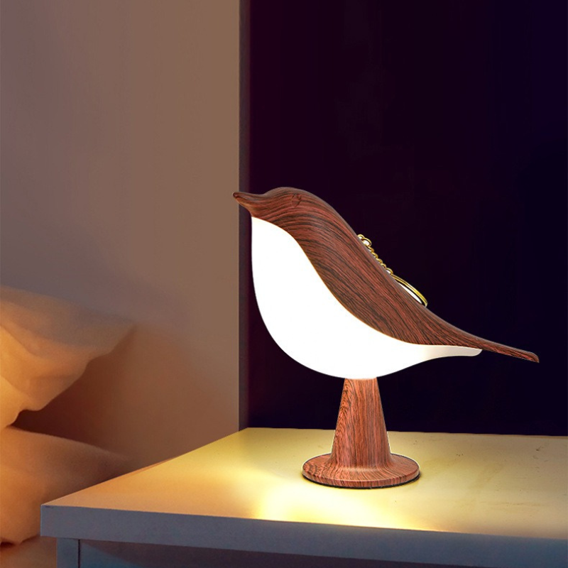 Maliben | Rechargeable Led Night Light With Touch Sensor And Creative Bird Design