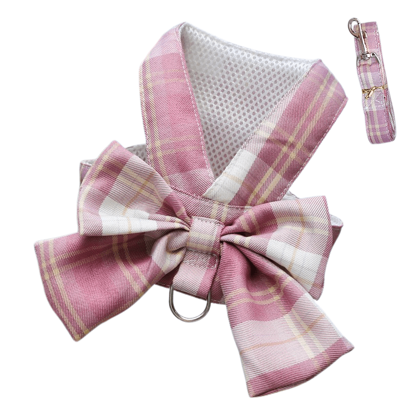 Maliben | Adjustable Dog Harness with Elegant Bow for Stylish Walks