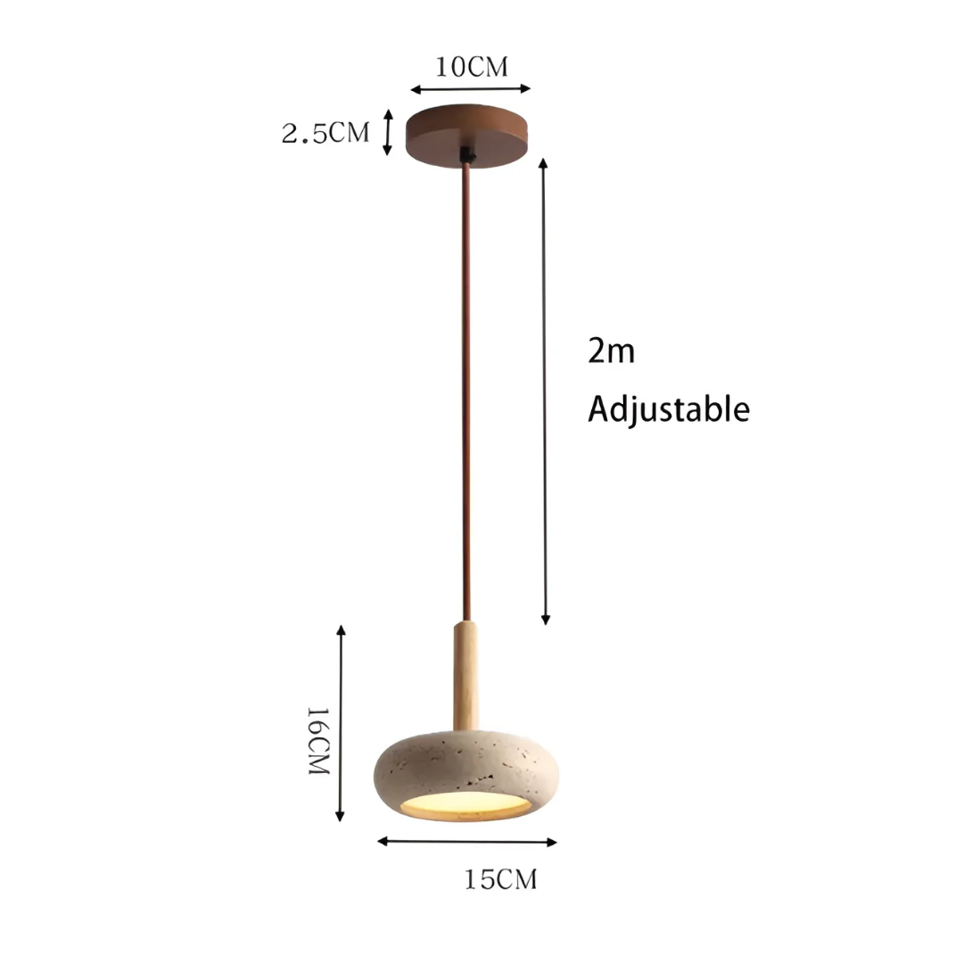 Maliben | Led Retro Japanese Ceiling Lamp - Tranquilhalo
