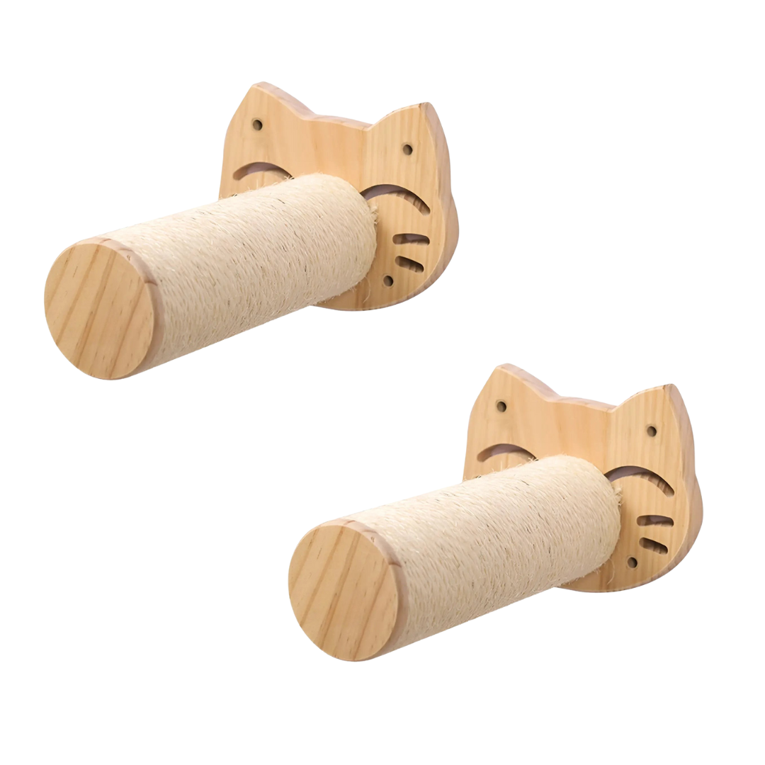 Maliben | Wall Climbing Shelf For Cats With Scratching Post - Climbpaws