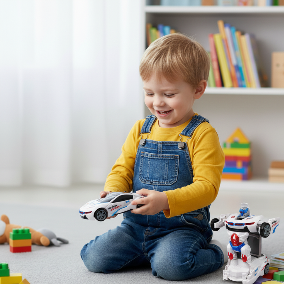 Maliben | Transforming Police Car Toy