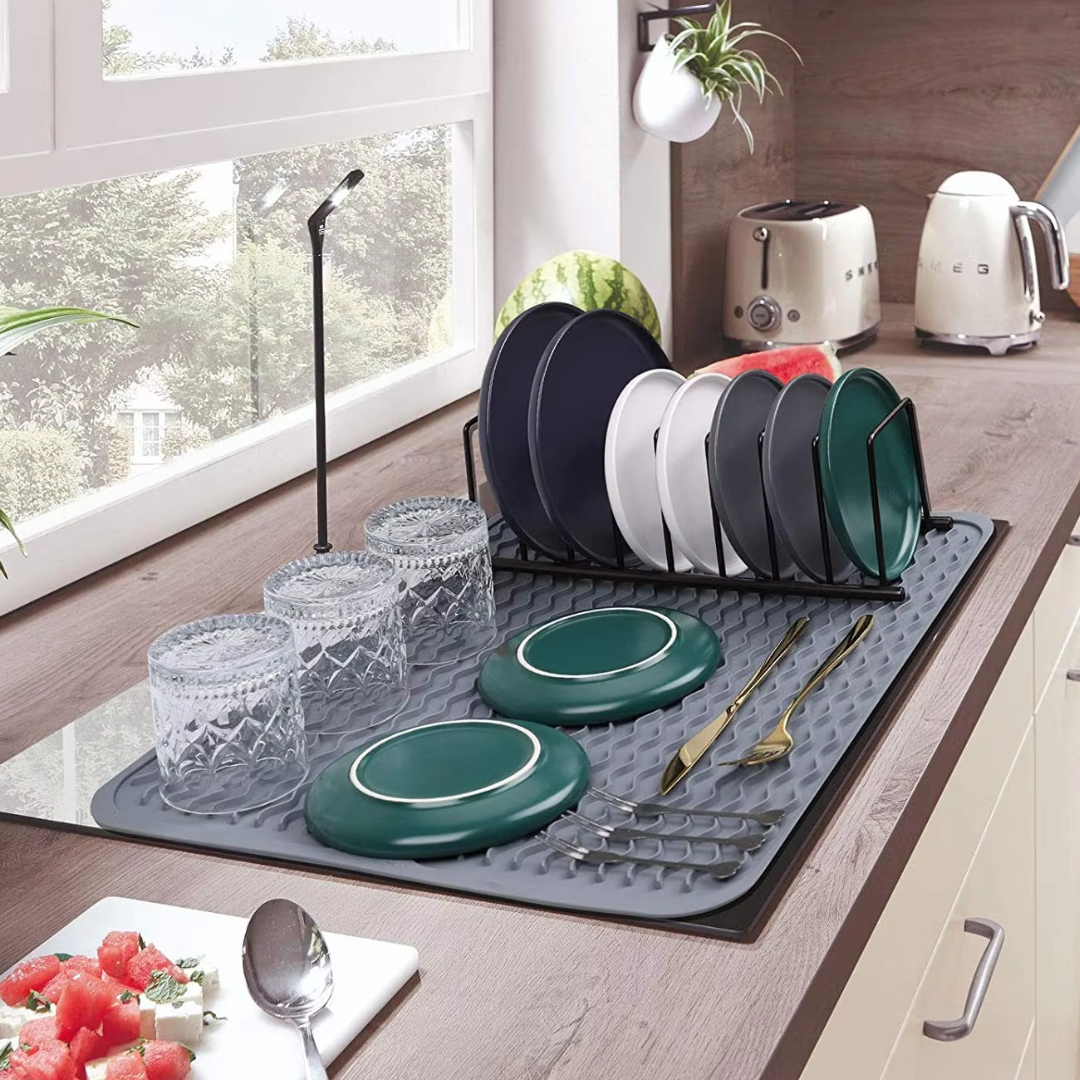 Maliben | Küchenwella Silicone Kitchen Mat | Heat Resistant & Non-Slip | Dish Mat, RefrigeraTor & Drawer Liner | Bpa-Free & Easy to Clean