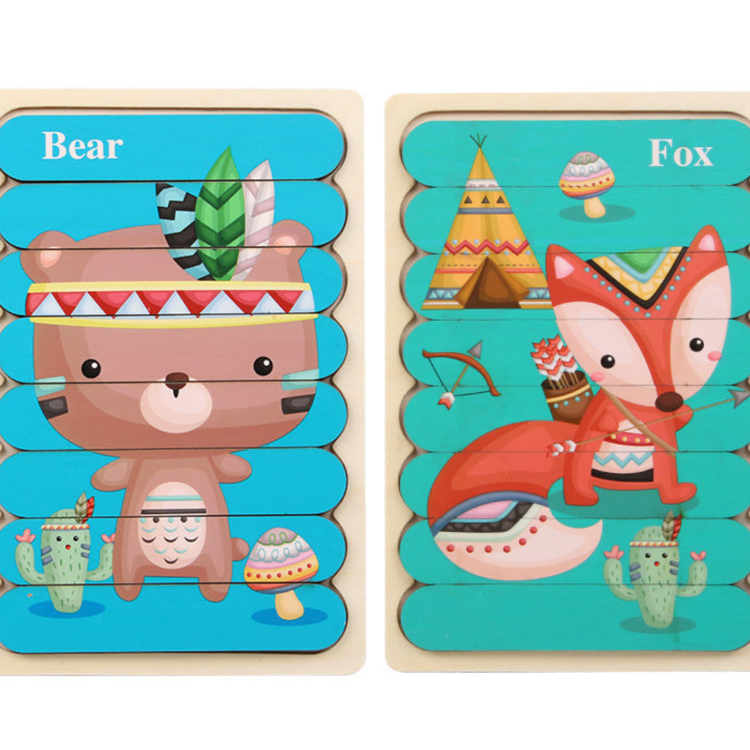 Maliben | Montessori Wooden Puzzle
