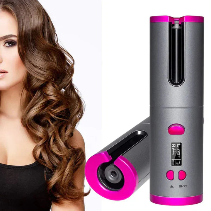 Maliben | Perfectcurl Automatic Curling Styler | Cordless And Rechargeable For Perfect Curls