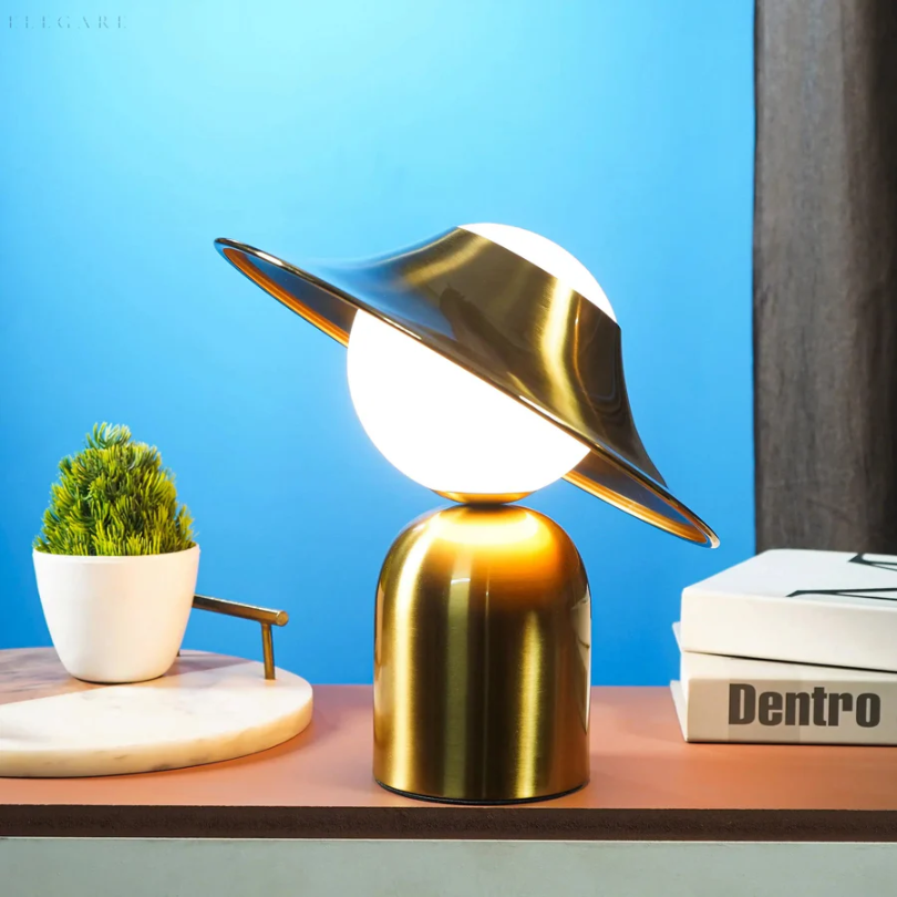 Maliben | Luxury Metal Table Lamp - Goldaura
