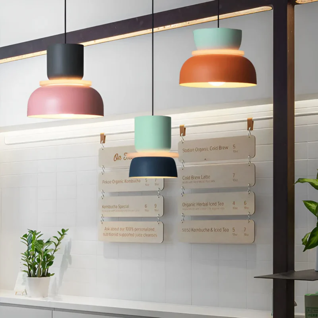 Maliben | Colorful And Trendy Macaron Led Pendant Lamp - Vividglow