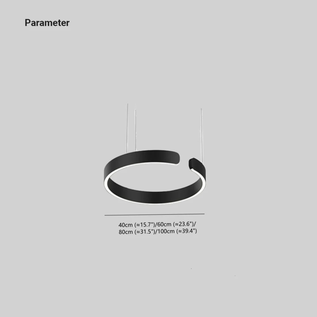 Maliben | Modern Circle Led Pendant Light - Haloring