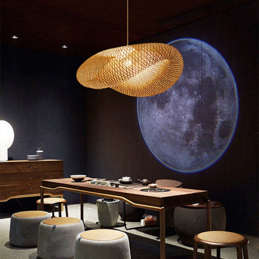Maliben | Design Led Pendant Lamp Bamboo Balls - Ecosphere