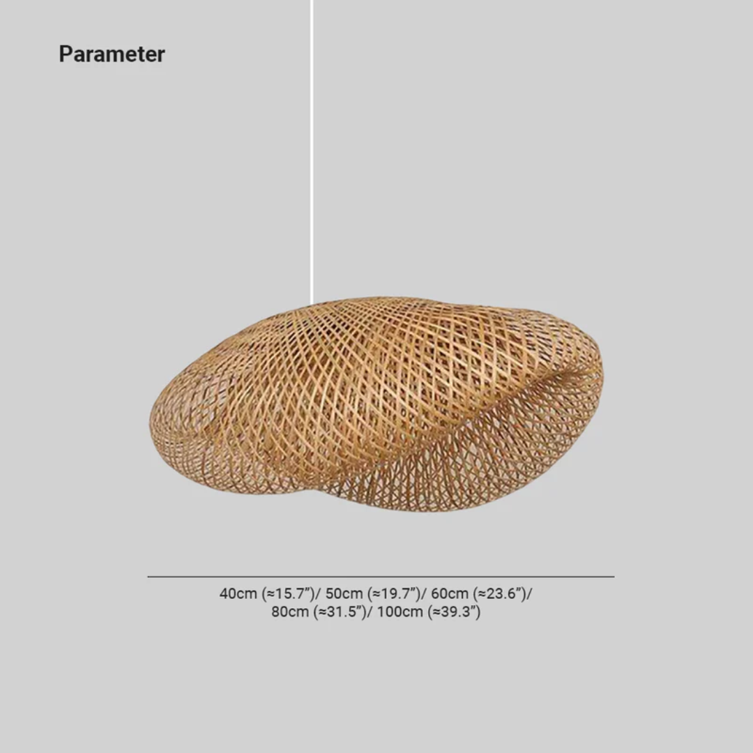 Maliben | Design Led Pendant Lamp Bamboo Balls - Ecosphere
