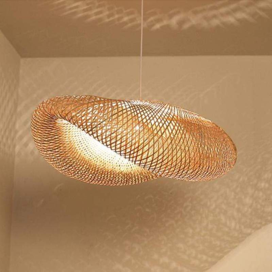 Maliben | Design Led Pendant Lamp Bamboo Balls - Ecosphere
