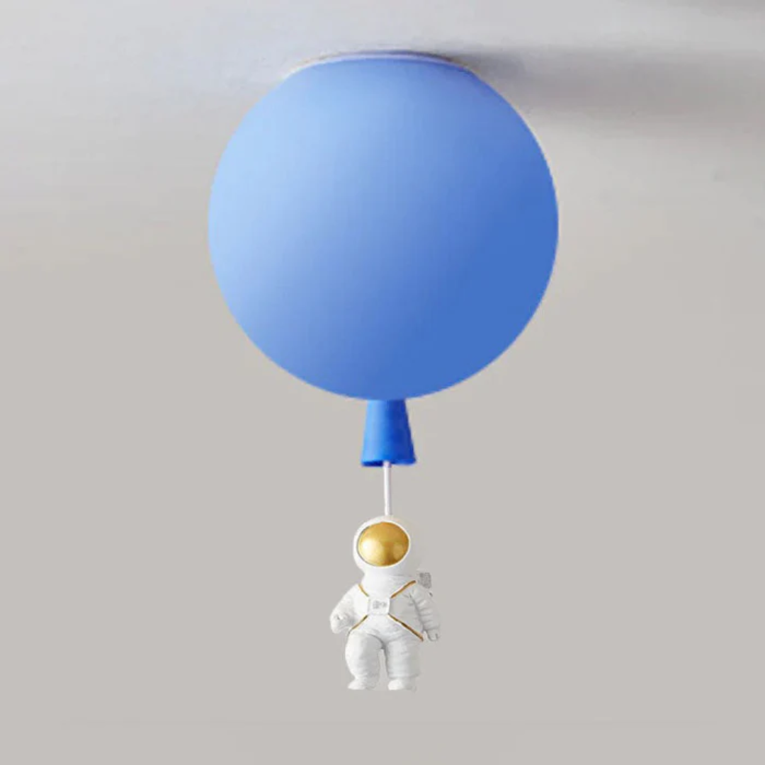 Maliben | Trendy Moon/Astronaut Kids Room Led Ceiling Lamp - Cosmoglow