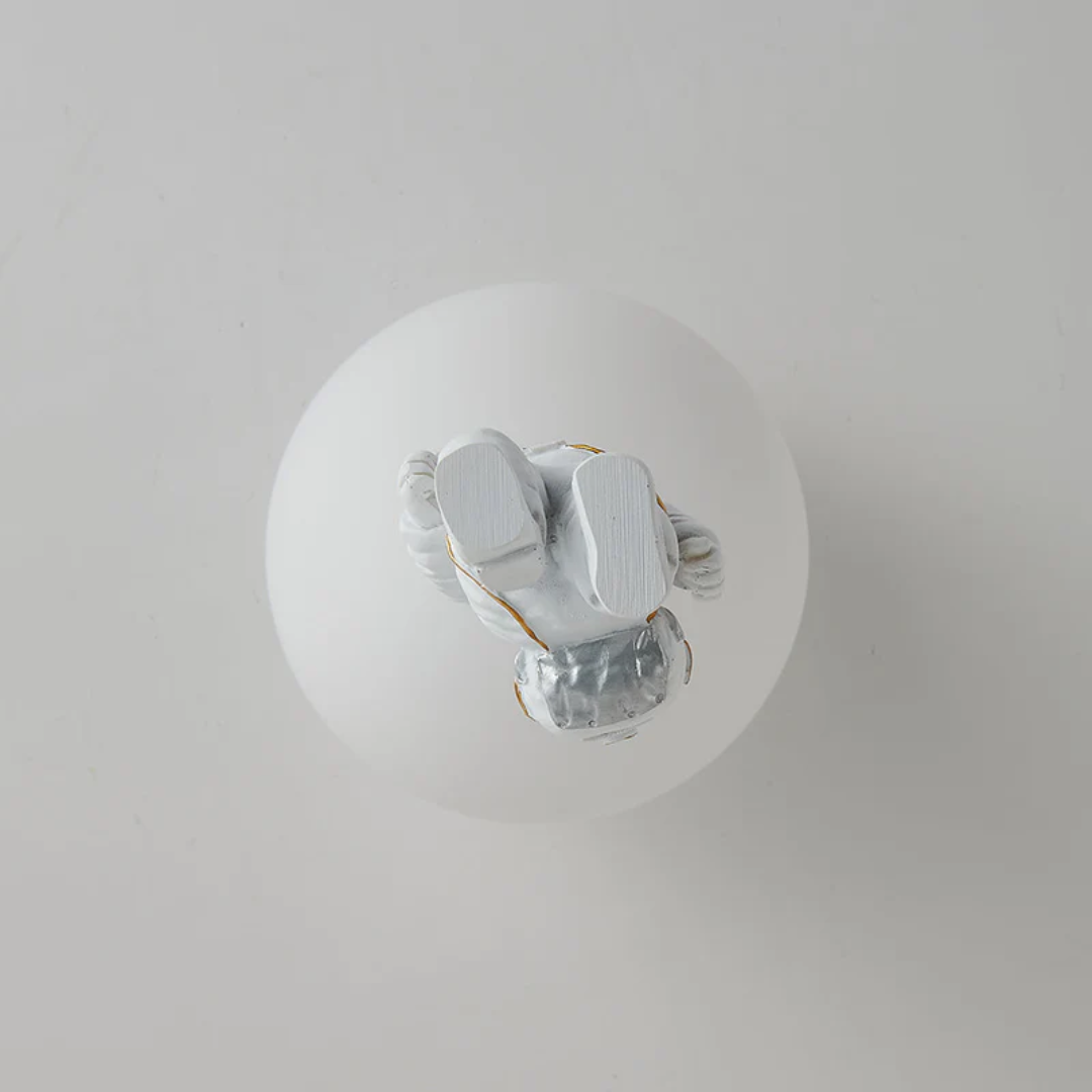 Maliben | Trendy Moon/Astronaut Kids Room Led Ceiling Lamp - Cosmoglow