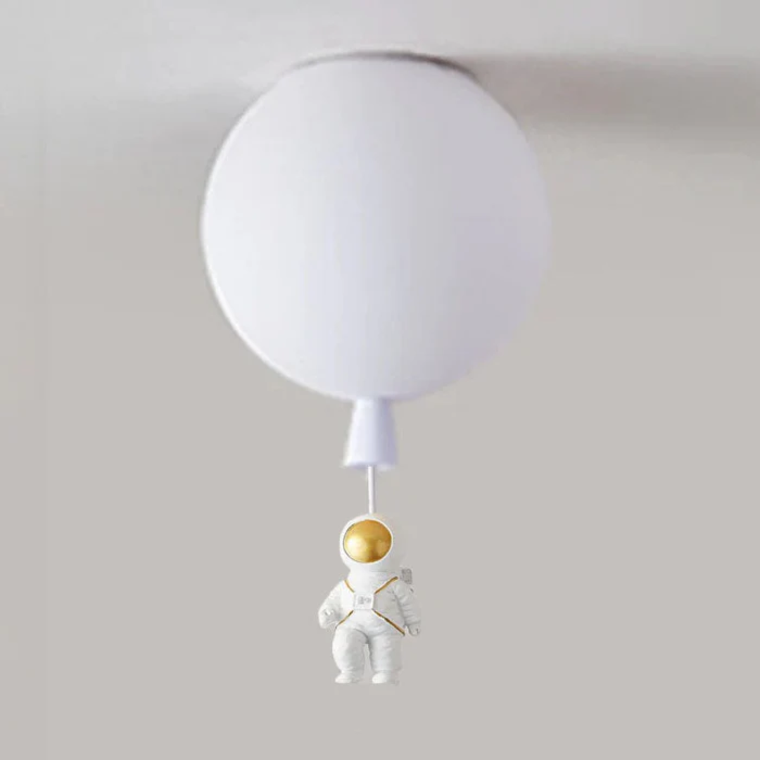 Maliben | Trendy Moon/Astronaut Kids Room Led Ceiling Lamp - Cosmoglow