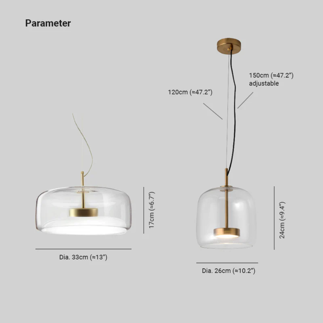 Maliben | Retro Led Pendant Lamp - Vintageglow