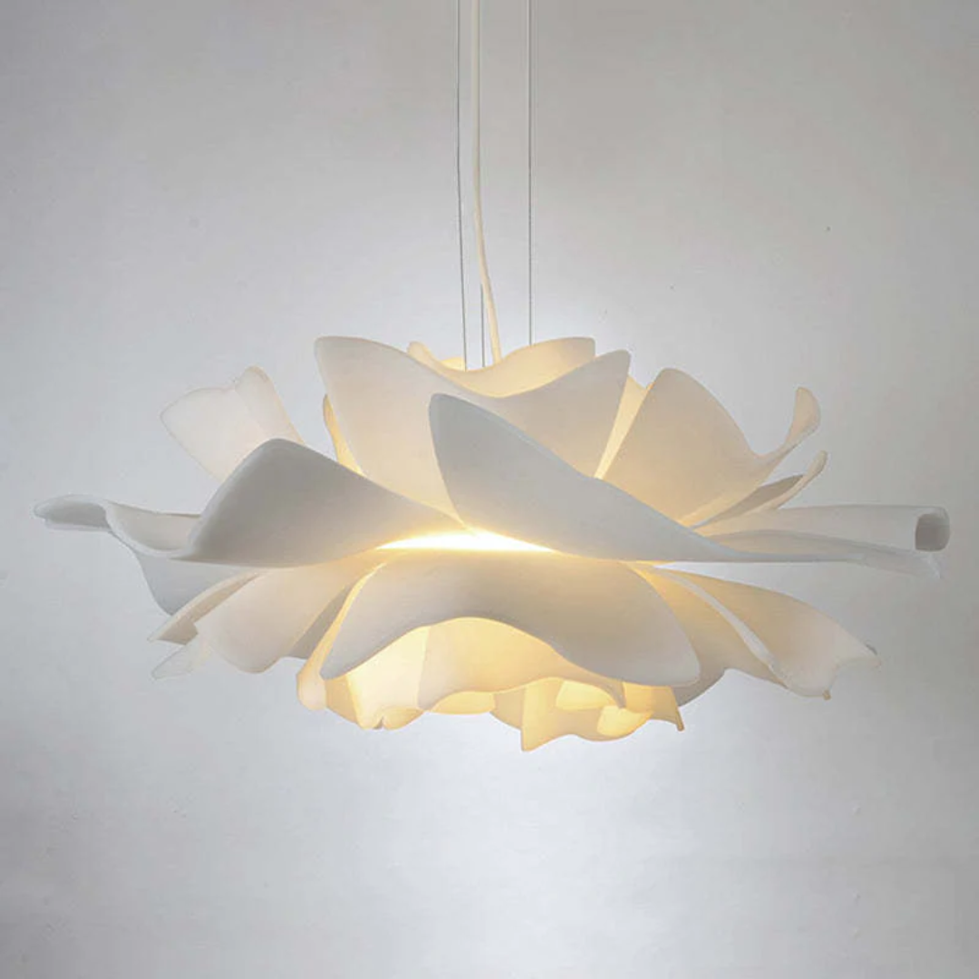 Maliben | Design Pendant Lamp Flower White Metal - Sophia