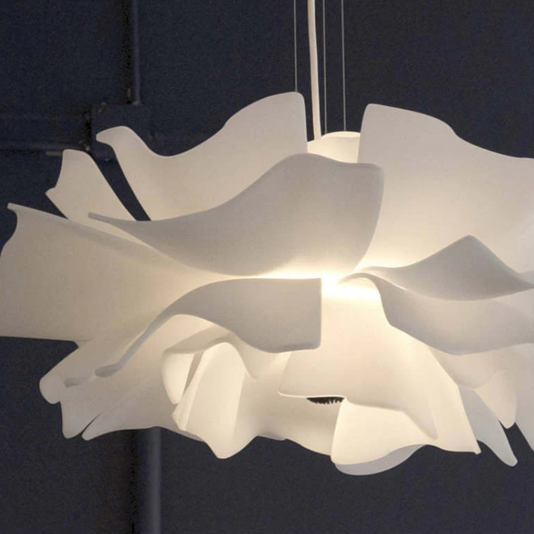Maliben | Design Pendant Lamp Flower White Metal - Sophia