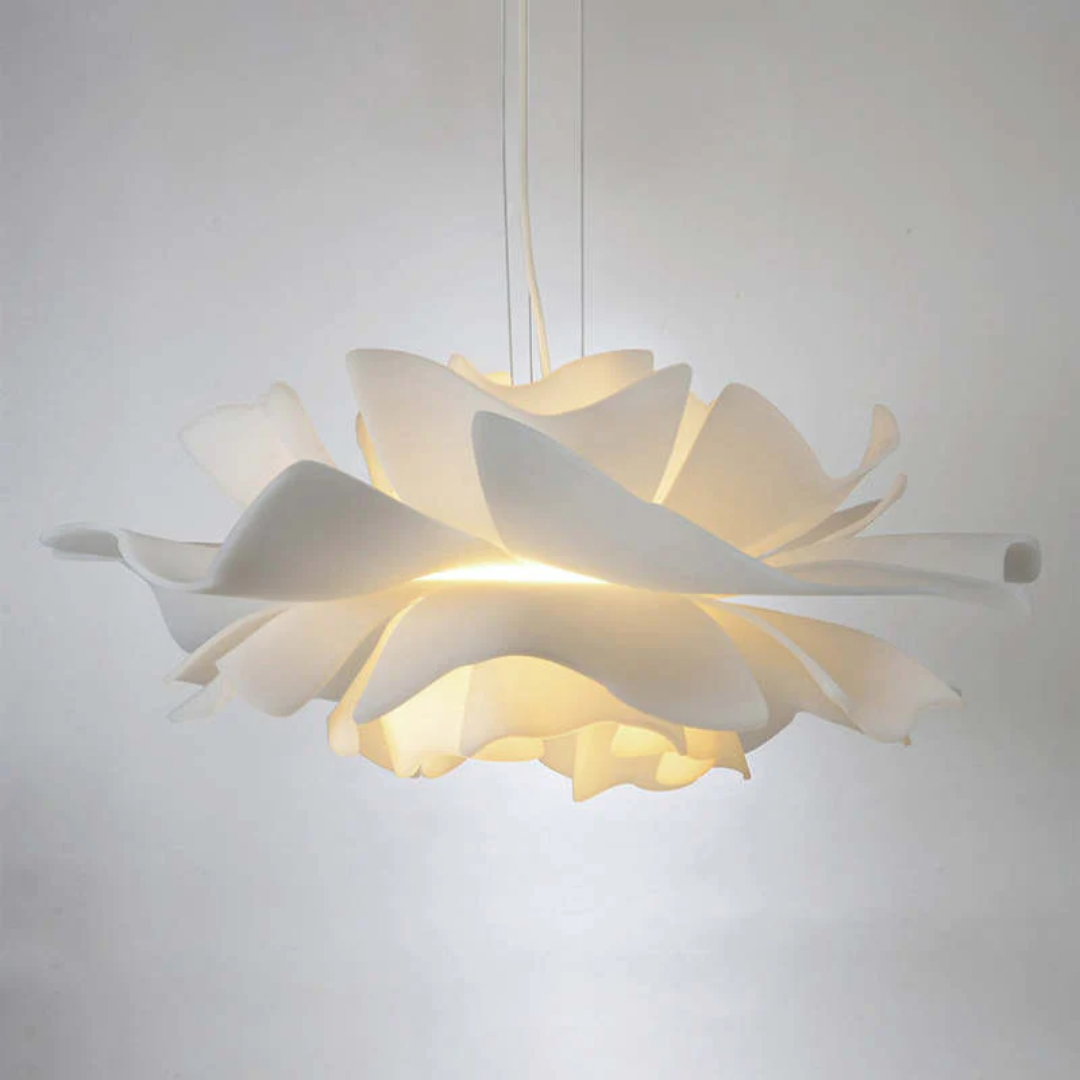 Maliben | Design Pendant Lamp Flower White Metal - Sophia