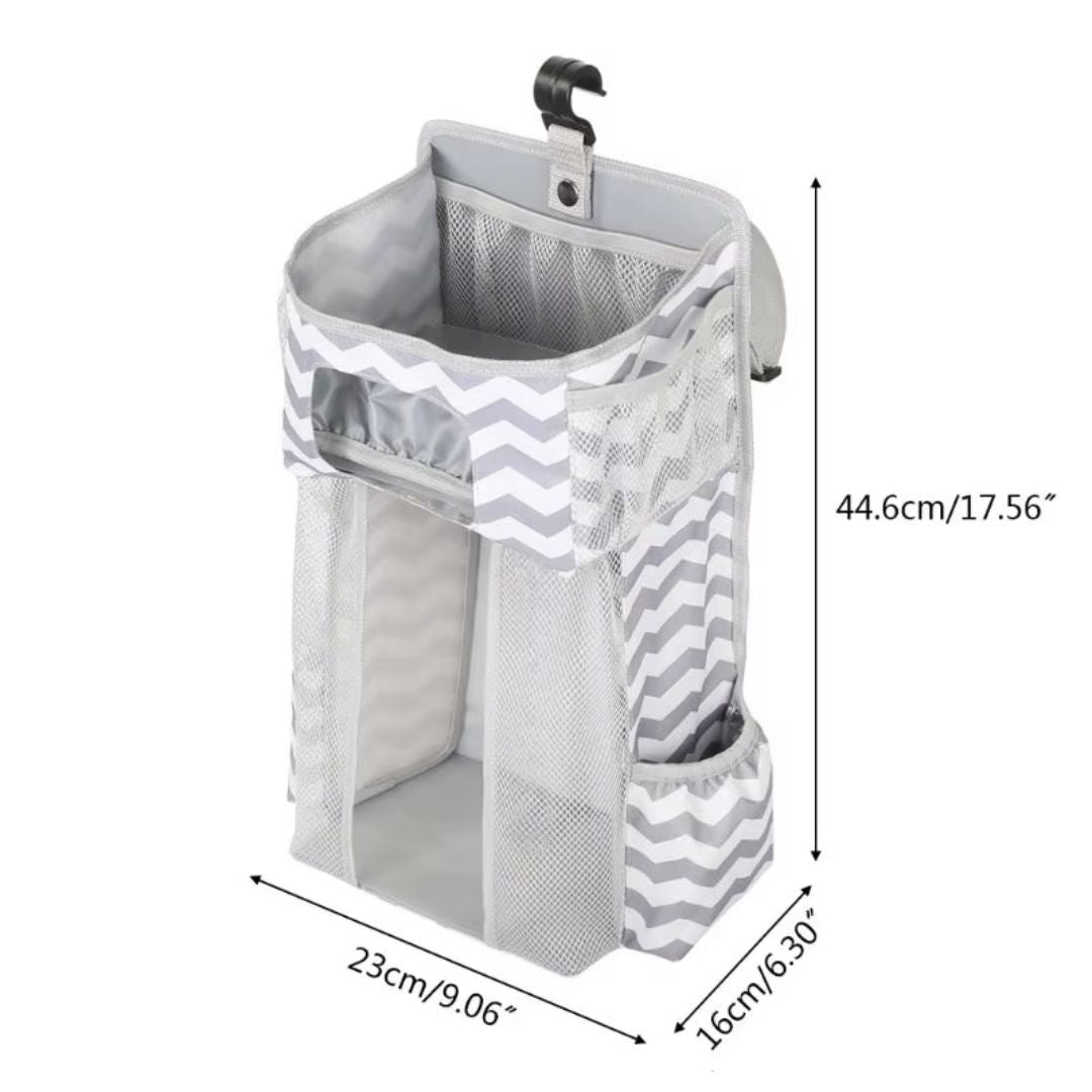 Maliben | Diaper Organizer For Crib – Hanging Changing Table Organizer