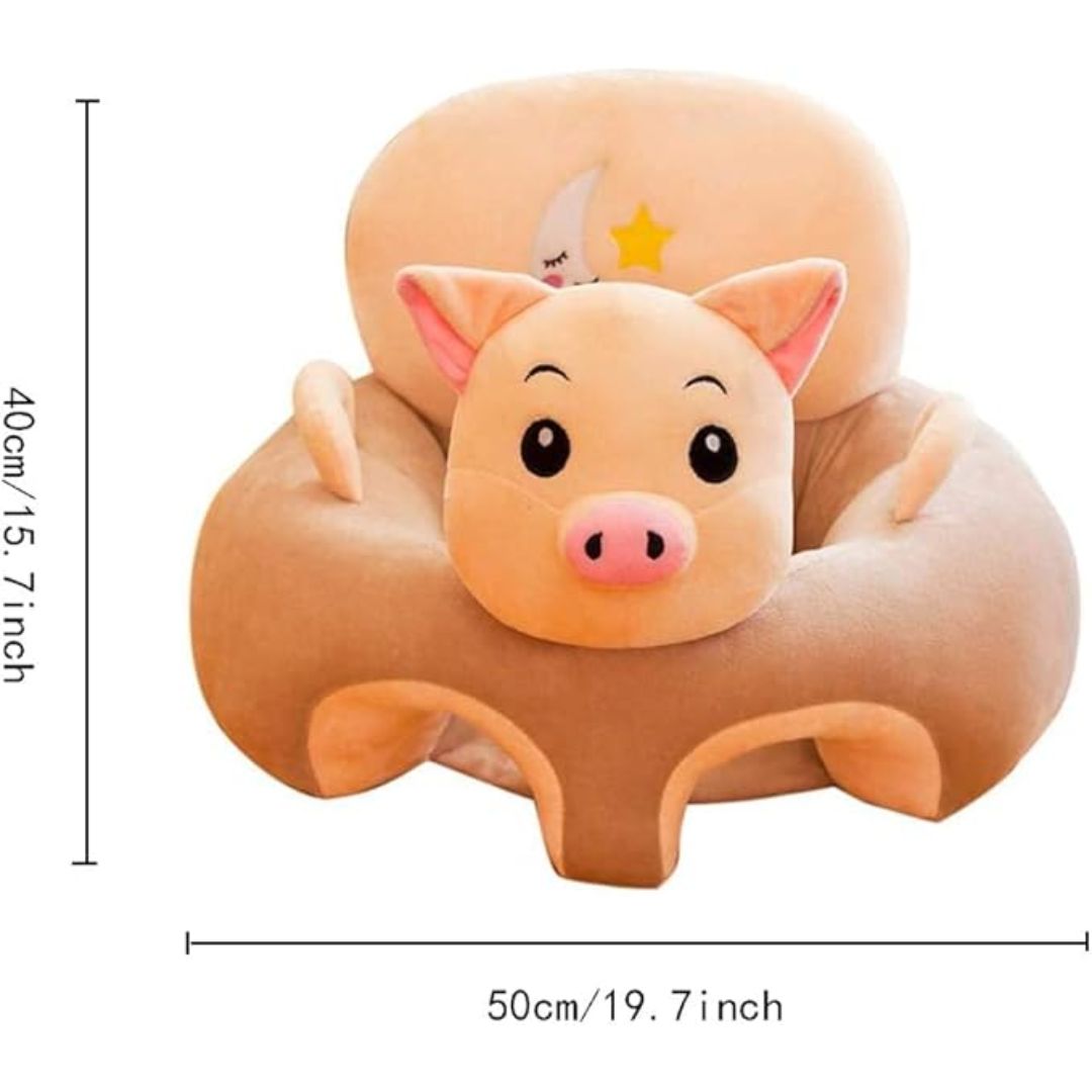 Maliben | Baby Seat Aid Made Of Plush – Animal Seat Trainer Cover For Independent Sitting