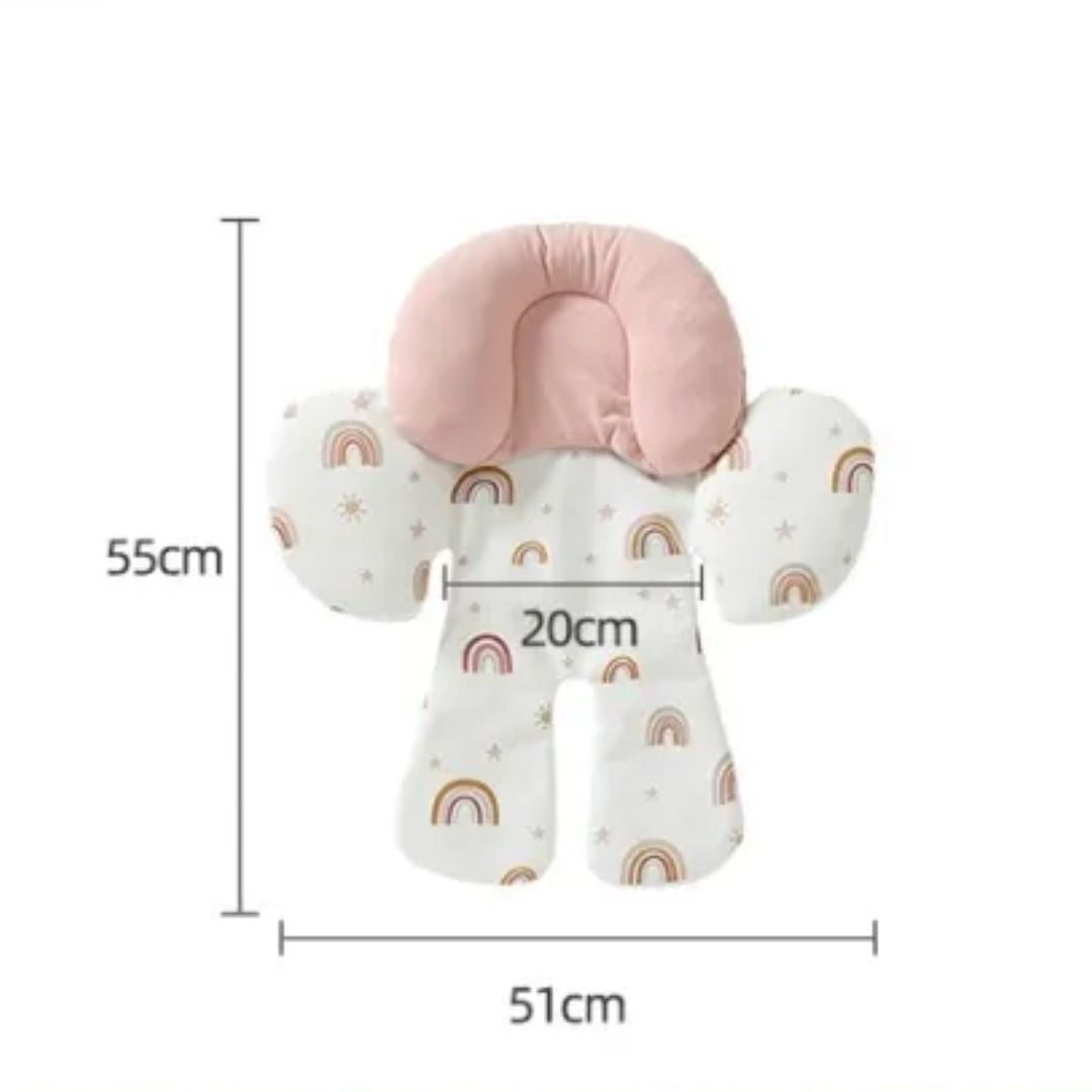 Maliben | Baby Seat Reducer With Head Support – Soft Cushion For Baby Car Seat & Stroller