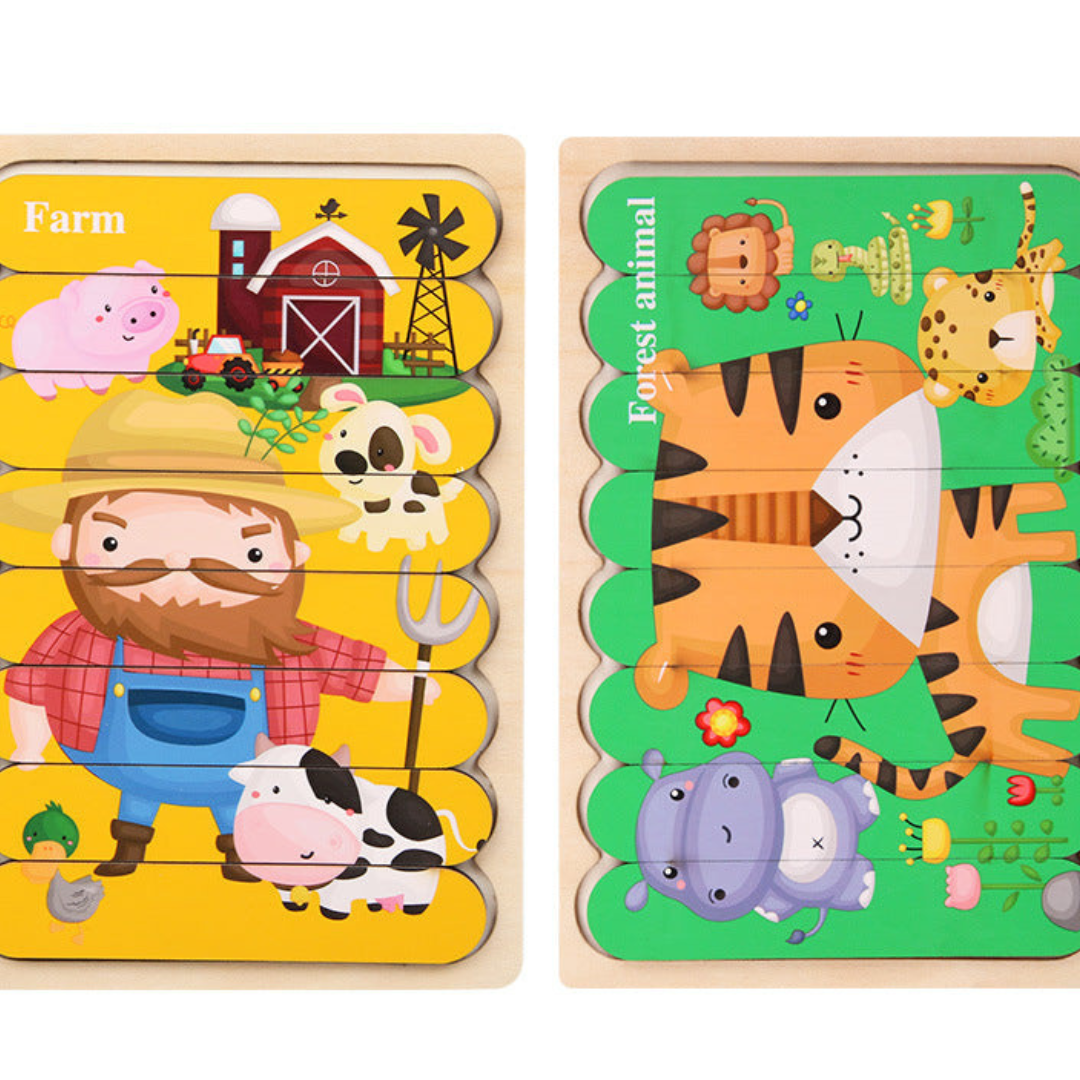 Maliben | Montessori Wooden Puzzle