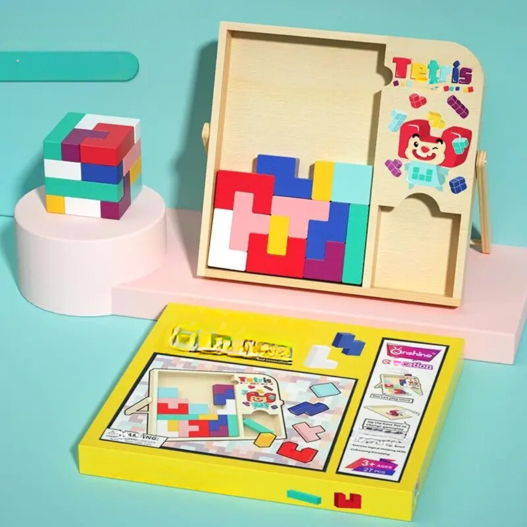 Maliben | Wooden Tetris Puzzle Game