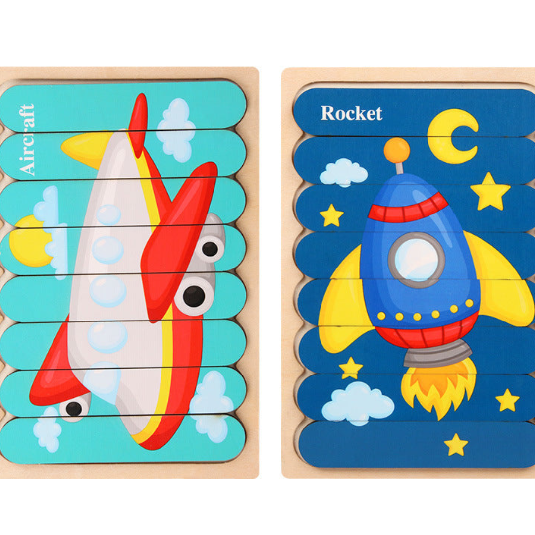 Maliben | Montessori Wooden Puzzle