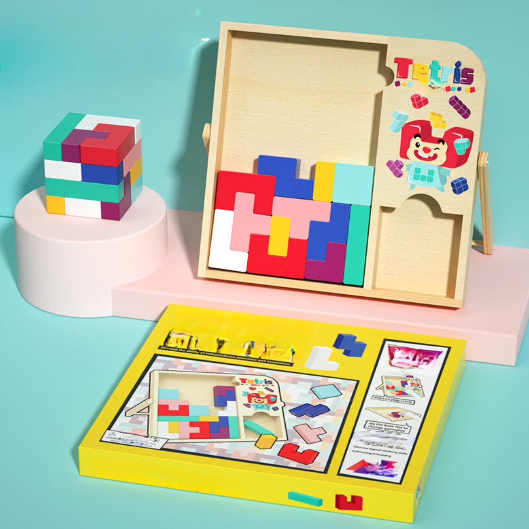 Maliben | Wooden Tetris Puzzle Game