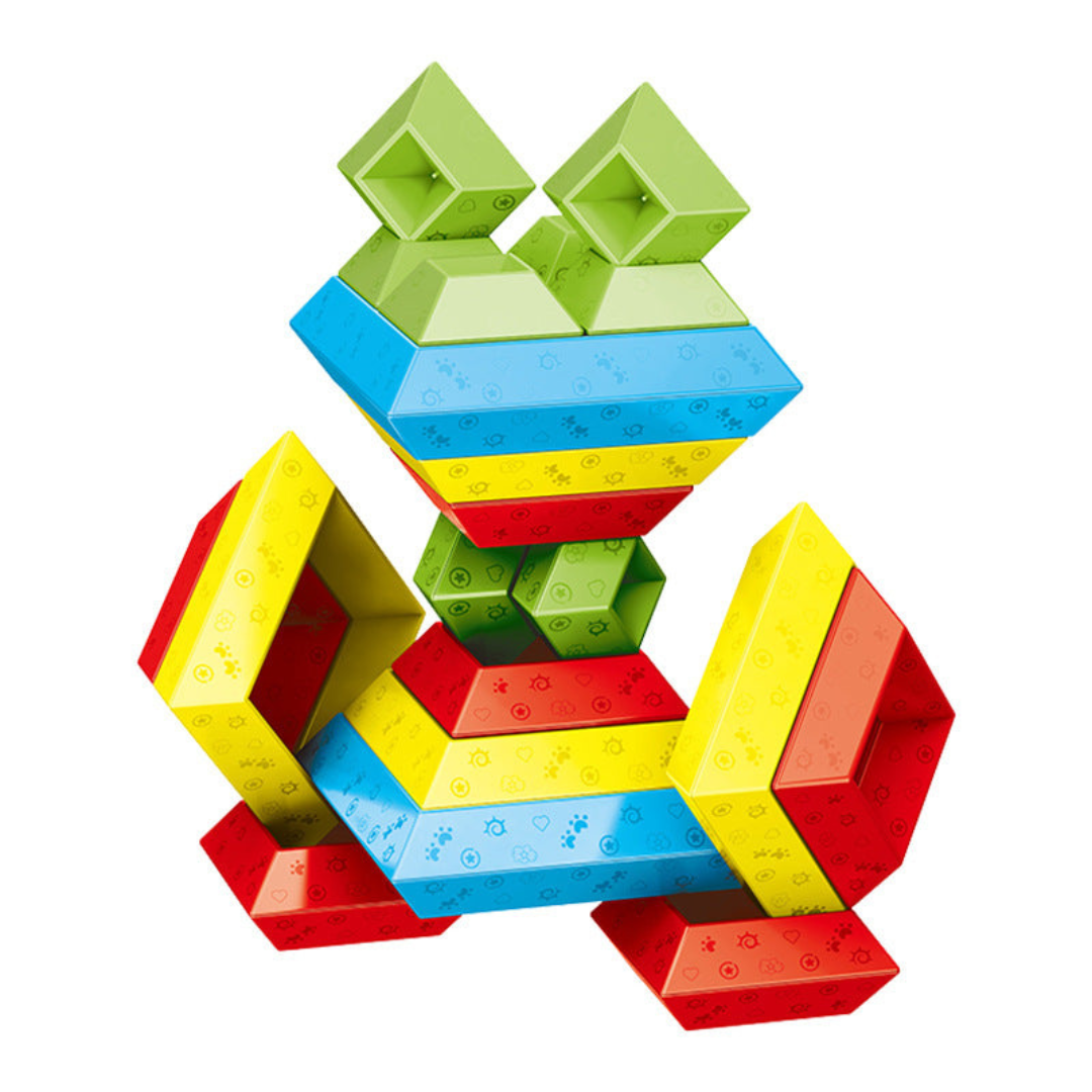 Maliben | Montessori Pyramid Building Block Toy