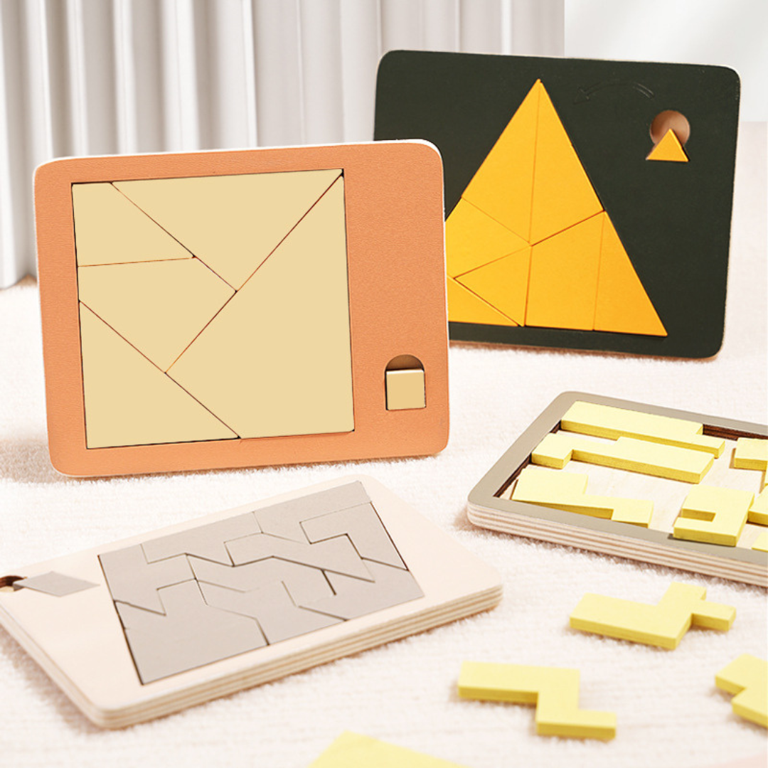 Maliben | Wooden Tangram Puzzle Game