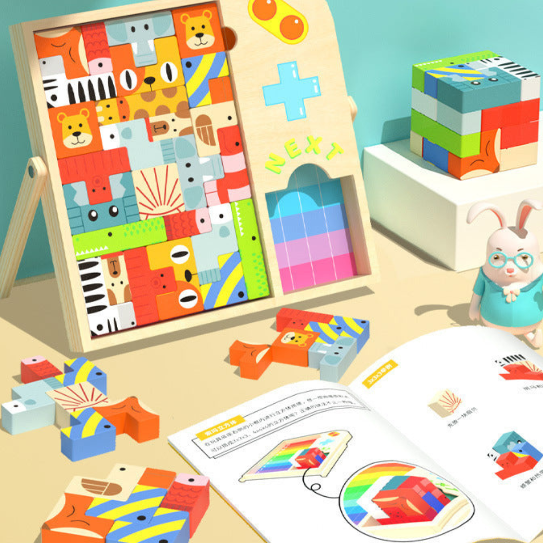 Maliben | Wooden Tetris Puzzle Game