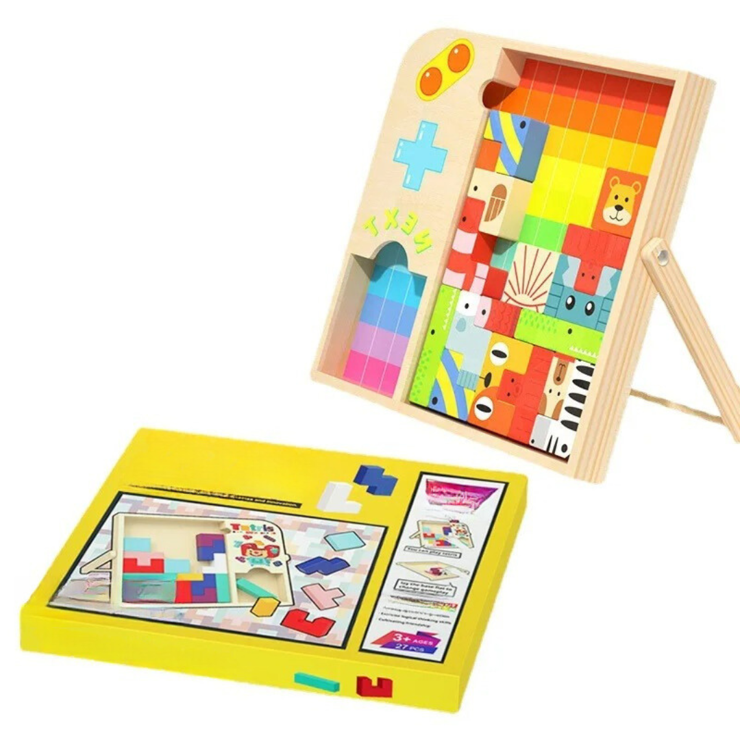 Maliben | Wooden Tetris Puzzle Game