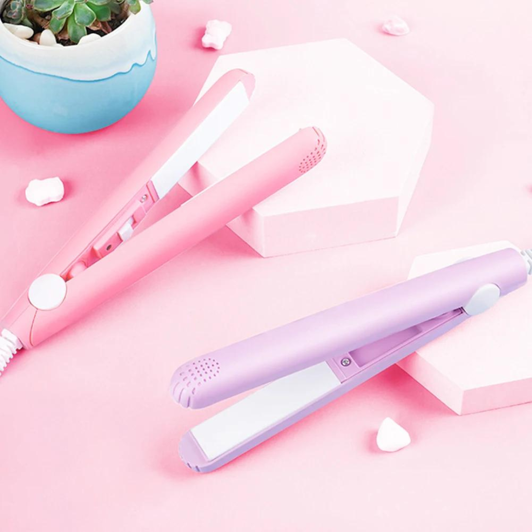 Maliben MiniCurler Ceramic Mini Curling Iron & Straightener