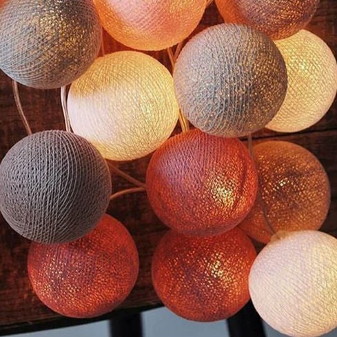 Maliben Ballton - Cotton glowing ball swing — Various color combinations