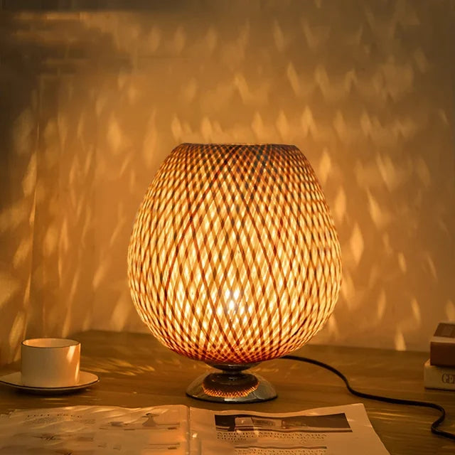 Maliben | Vintagebamboo - Bamboo Vintage Table Lamp