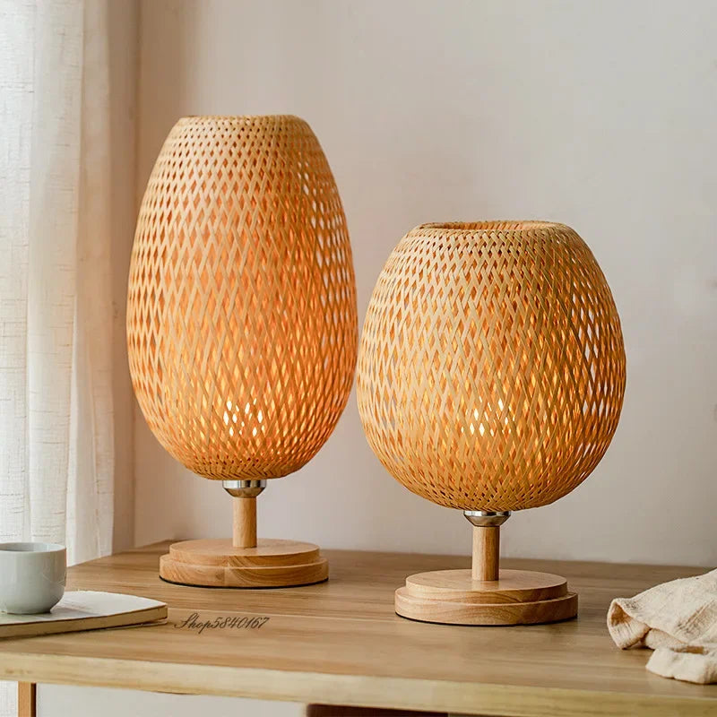 Maliben | Vintagebamboo - Bamboo Vintage Table Lamp