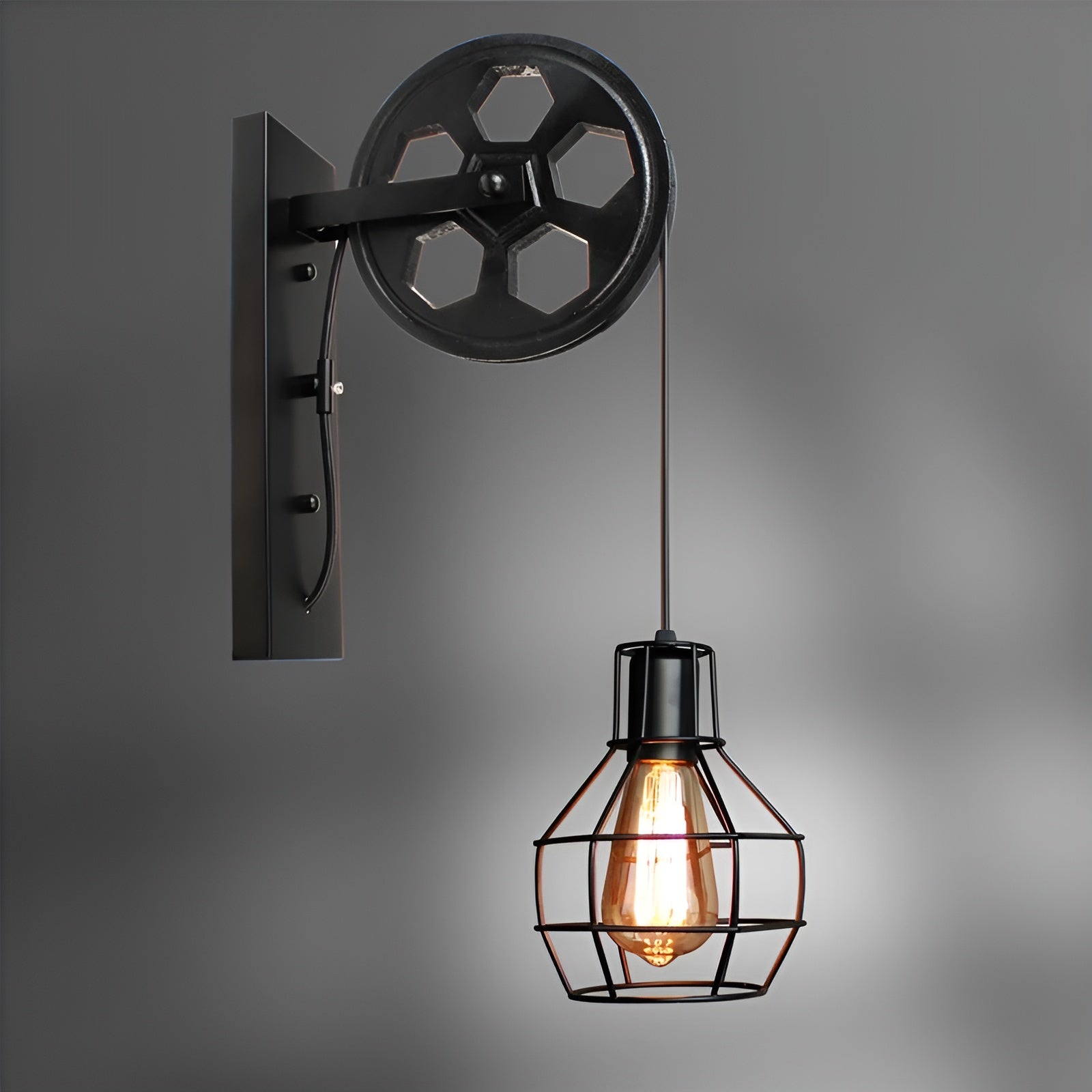 Maliben | Luxe Vintage Led Wall Lamp – Industrial Style Lighting By Shineglow