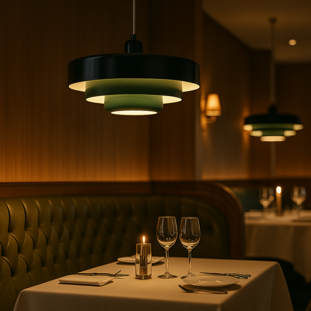 Maliben | Timelessglow Vintage Pendant Lamp – Warm Led Ambient Lighting With Industrial Character