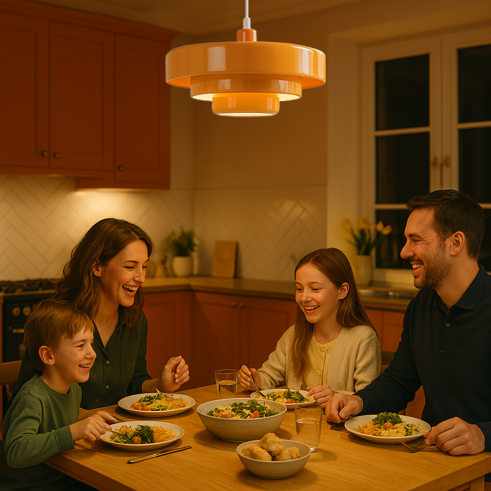 Maliben | Timelessglow Vintage Pendant Lamp – Warm Led Ambient Lighting With Industrial Character