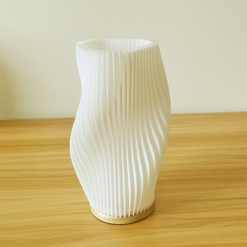 Maliben | Frenchlight Table Lamp - Elegant Pleated Table Lamp In French Cream For Atmospheric Spaces