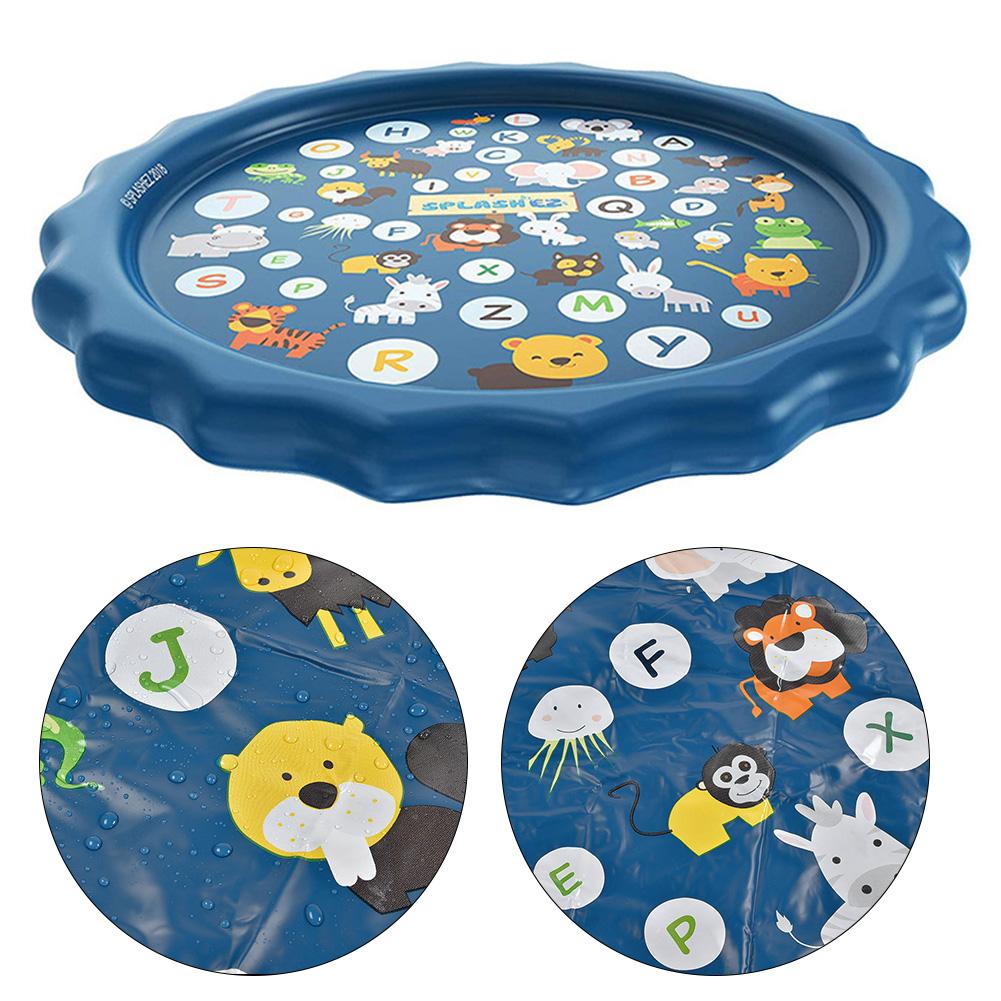 Maliben | Coolisplash | Water Mat For Children – Cheerful Sea Creatures Play Mat For Cooling And Outdoor Fun