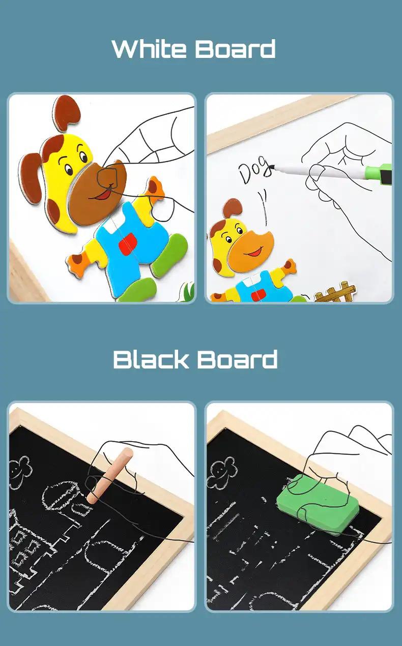 Maliben | 2-In-1 Montessori Magnet Drawing Board