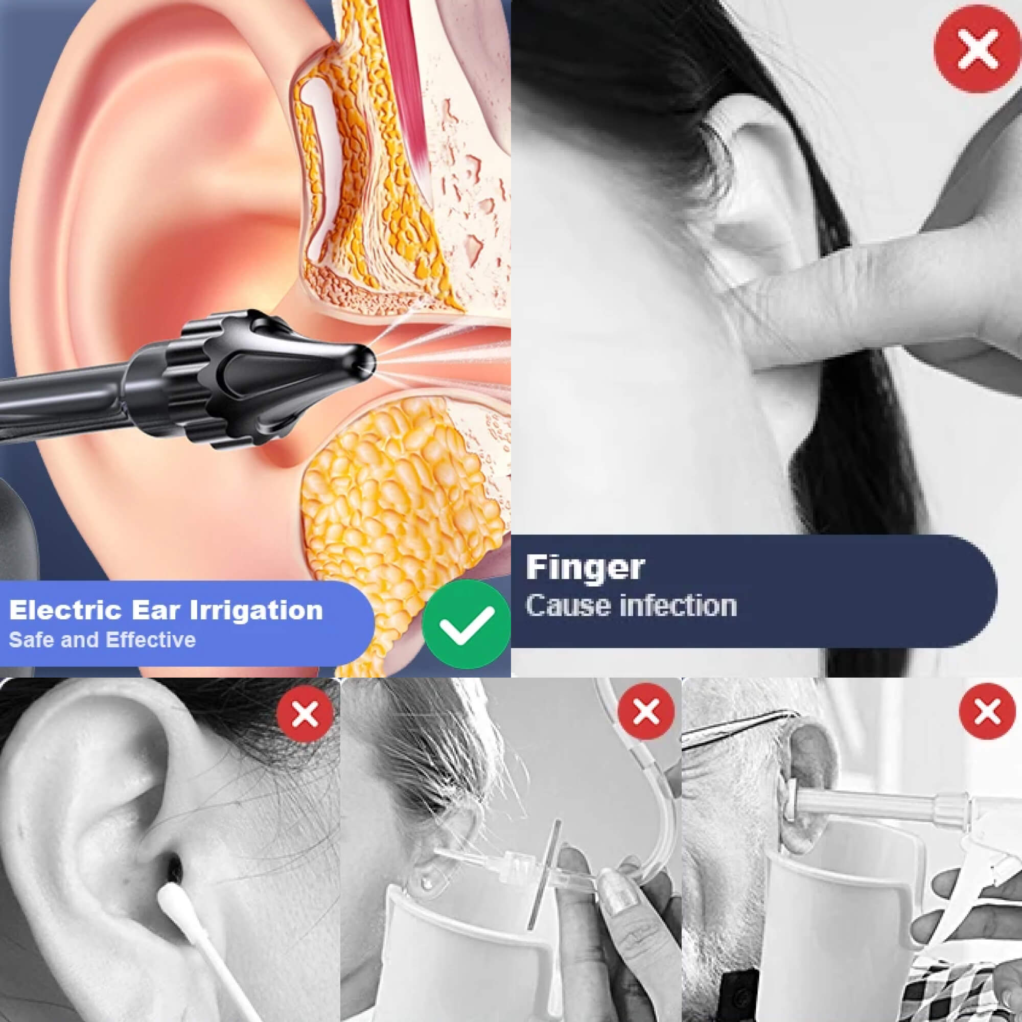 Maliben | Wush Pro Ear Cleaner – Effective Ear Cleaning Solution For Cleaner, Healthier Ears
